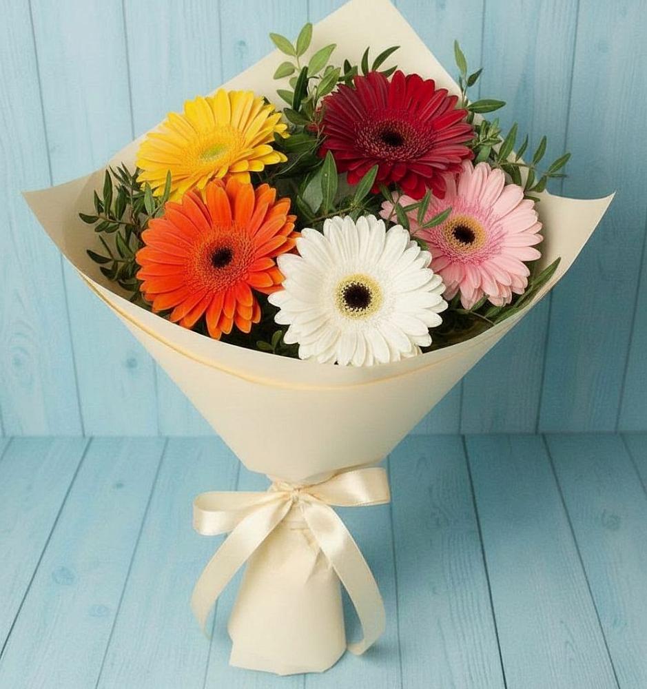 Букет цветов из: Герберы в Варгаши