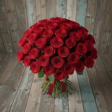 Букет 55 Красных роз Фридом #REPLACE_PRED# Варгаши