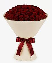 Букет 101 Бордовая роза Блэк Бакарра в Варгаши