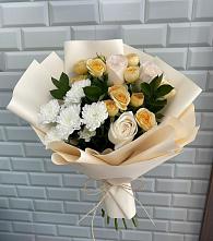 Букет цветов из:  Розы и Хризантемы в Варгаши