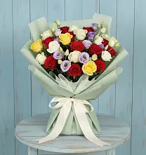 Букет цветов из:  Розы в Варгаши