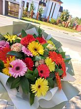 Букет цветов из:  Герберы #REPLACE_PRED# Варгаши