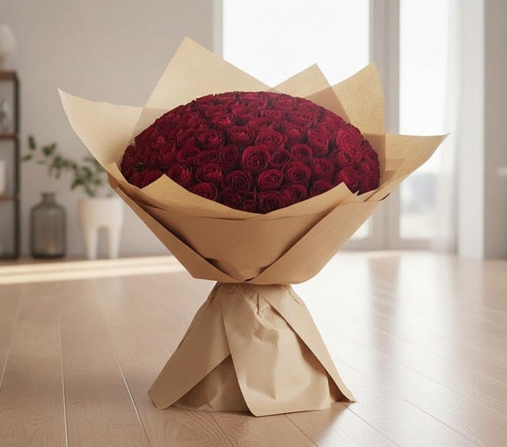 Букет 101 Красная роза в Варгаши