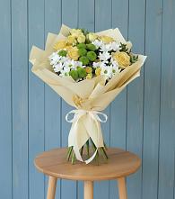 Букет цветов из:  Хризантемы и Розы #REPLACE_PRED# Варгаши